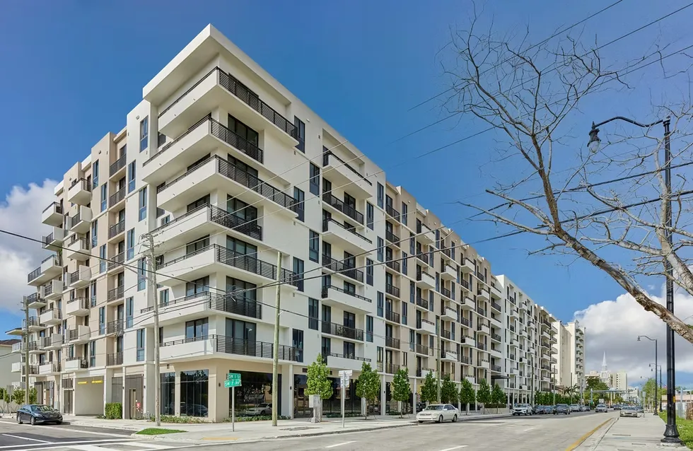 First Street Little Havana: 8-story mixed-use development, 194 units with retail. Built by Ortega Construction in Miami. Completed Fall 2021.